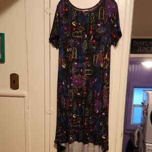 LuLaRoe Carly Hundred Acre Wood Print